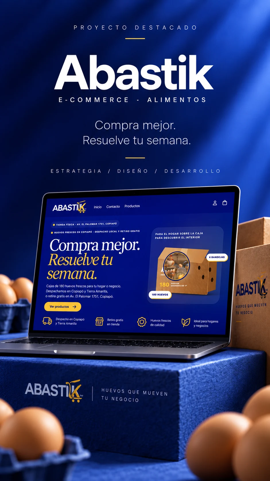 Portada vertical del proyecto Abastik